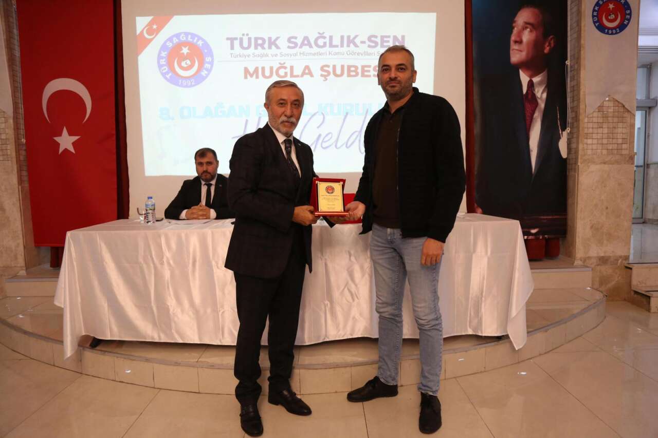 Türk Sağlık-Sen Muğla Şubesi 8. Olağan Genel Kurulu Coşkuyla Gerçekleştirildi Mehmet Ataş Yeni Şube Başkanı Seçildi 6